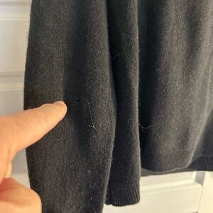 Classic Black V-Neck Sweater